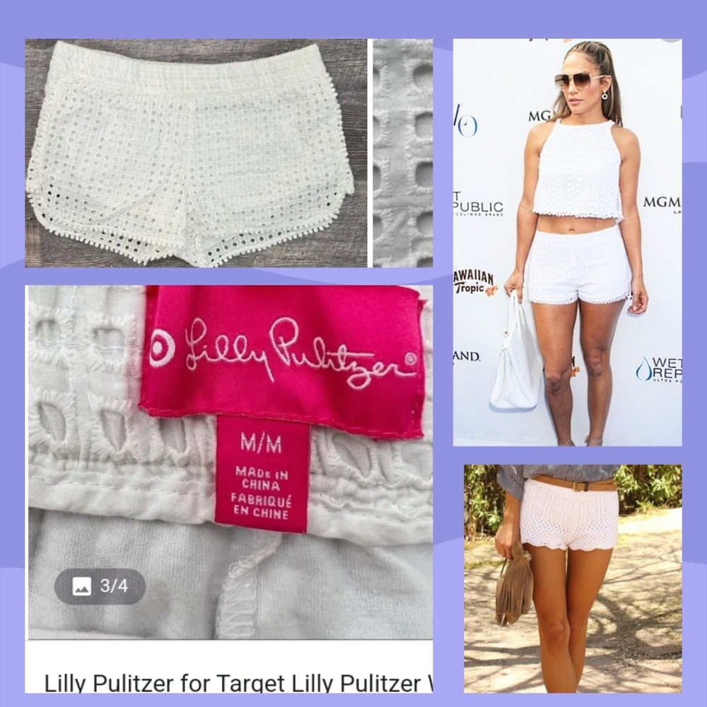 Lily Pulitzer Eyelet White Shorts - Picture 9 of 9